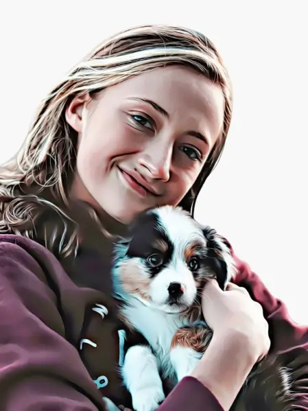 Arte digital eu e meu pet.